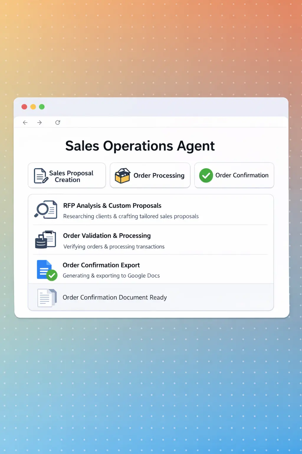 Sales Operations Assistant