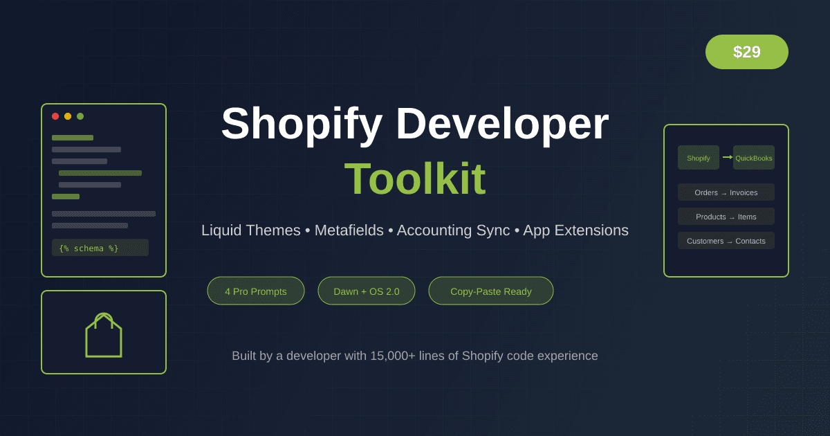 Shopify Developer Toolkit